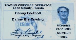 LCSO WRECKER PERMIT